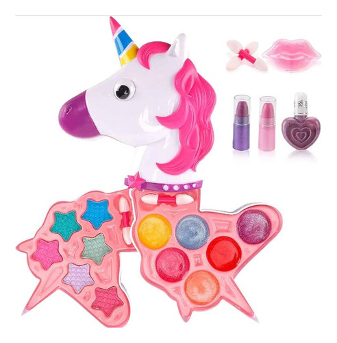 Kit De Maquillaje Para Niñas Colores Unicornio