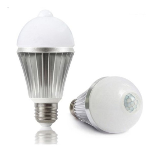 Imagen 2 de 4 de ¡ Bombillo Led 5w Sensor De Movimiento Fotocelda Oferta !!