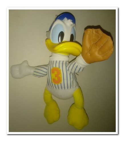 Pato Donald, Peluche Cara Goma, 25x20 Cms. Aprox.