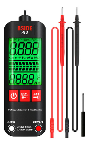 Multímetros Detector Rms Mini A1 Bside True Meter Continuida