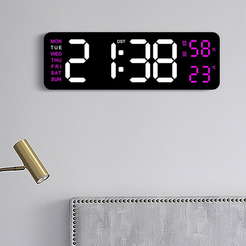 Reloj De Pared Electrónico Reloj De Mesa Con Pantalla De Par
