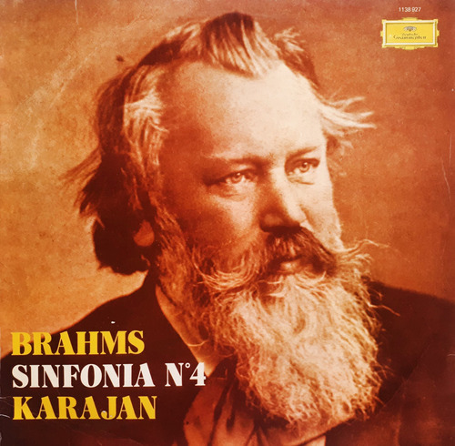 Karajan, Orq.  Filarmonica De Berlin - Brahms - Sinf N°4 Lp