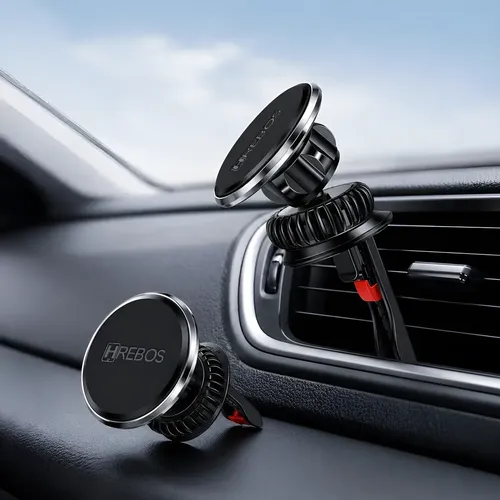 Suporte Celular Magnético Para Grade Ar Condicionado Carro Preto