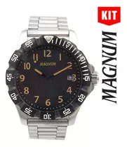 Relógio Magnum Masculino Dourado Military MA32952P - Relojoaria Invictos