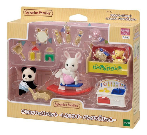 Sylvanian Families Juguetes Panda Y Conejo Toys Ternurines