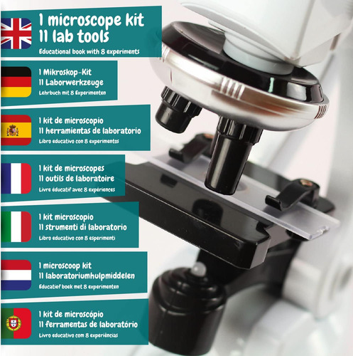 Science4you Microscope Lab - Kids´ Microscope Kit For