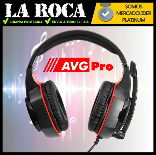 Auricular Microfono Gaming Ps4 Pc Gamer Xbox Streaming
