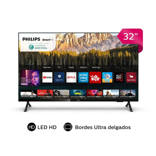 Imagen 1 de 8 de Smart Tv 32 Led Philips 32phd6825