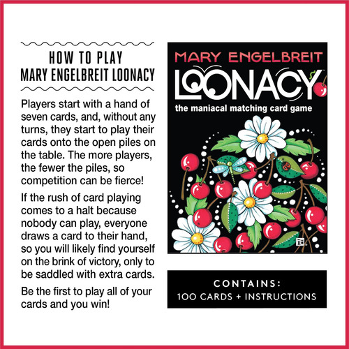 Jogo De Cartas Mary Engelbreit Loonacy - Combinação Encantad