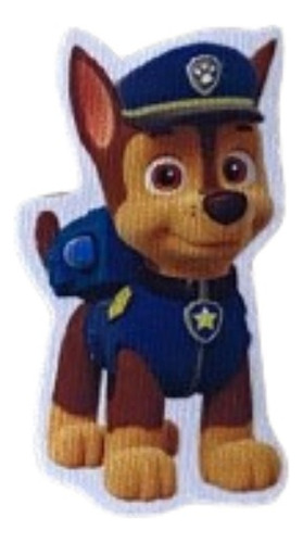Parches Estampados Termoadhesivos Chase Paw Patrol