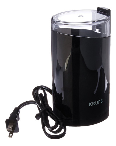 Krups Fast Touch Molinillo De Café Eléctrico 3 oz. Negro