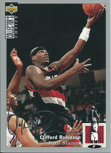 Barajita Clifford Robinson Firma Plata Upper Deck 1994 #56 