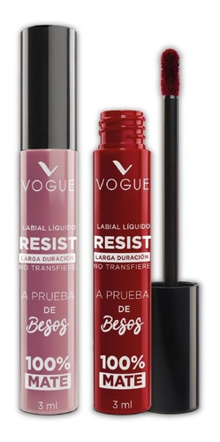 Labial Liquido Mate Vogue - g a $3345