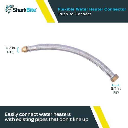 Conector Flexible De Acero Inoxidable 1/2 X3/4 Fip X 15
