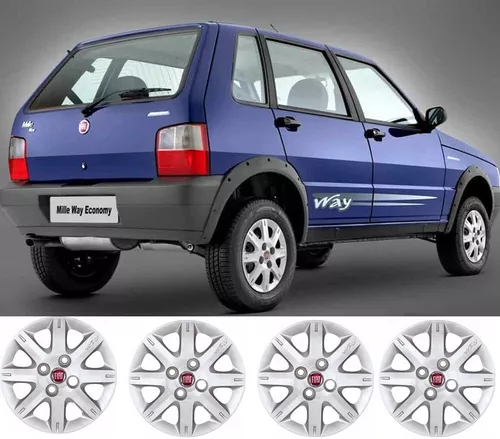 3 Jogos De Calotas Aro 13 Fiat Uno Way Economy Frete Grátis