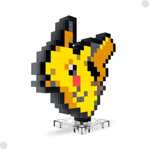 Mega Pokémon Construção Pixel Art Pikachu Hth74 - Mattel