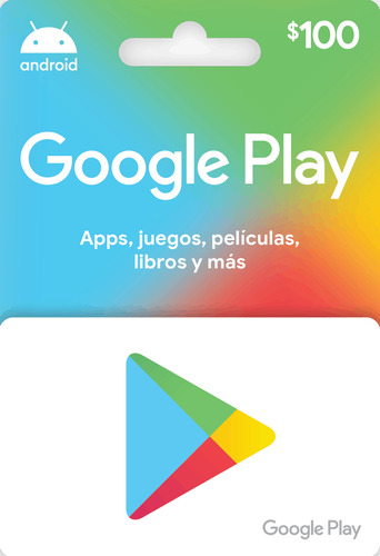 Tarjeta De Regalo Google Play