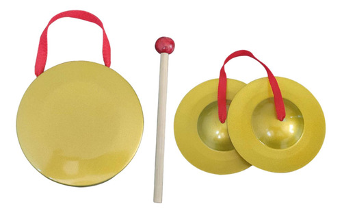 Instrumento Gong, Mini Platillos De Mano, Banda 12cm