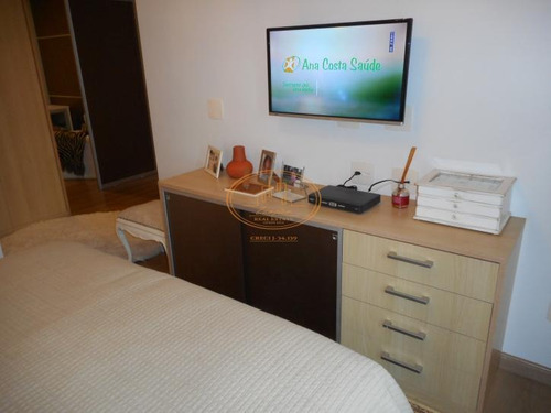 Apartamento Com 3 Dormitório(s) Localizado(a) No Bairro Gonzaga Em Santos / Santos - 5565