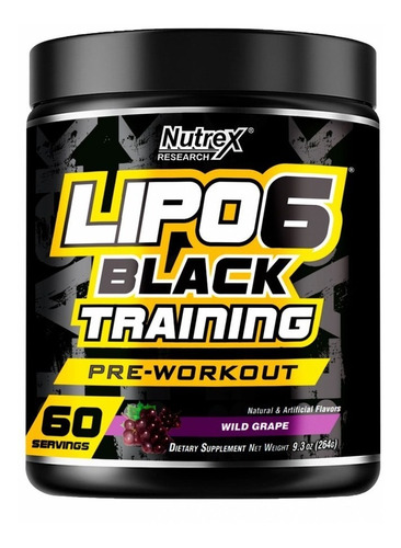 Nutrex Lipo 6 Training 264g Pre Entrenamiento