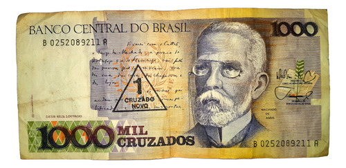 Brasil 6 Billetes Distintos Valores De Cruzados. Descripción (Usado)