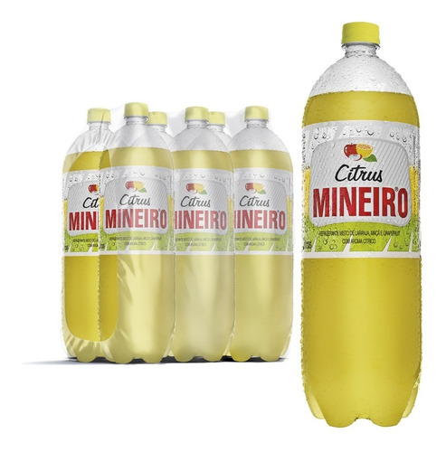 Refrigerante Guaraná Mineiro De Citrus Mineiro 2l Pack 6x1