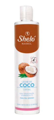 Leche De Coco Corporal Shelo Nabel® 530ml.