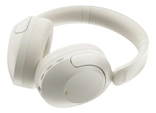 Audífono Inalámbrico Qcy H4 Anc Bluetooth Blanco Hi-res 70h