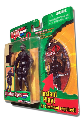 Snake Eyes Spytroops Gi Joe Vs Cobra Instant Cd-romm