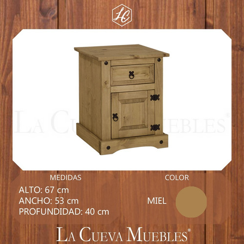Comoda + Mesas De Luz - Madera M- Mueble - Dormitorio - Lcm