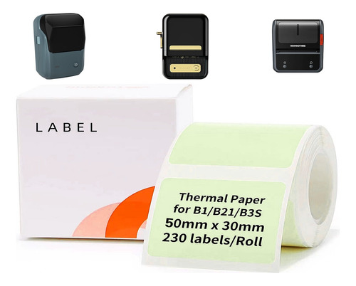Papel Térmico De Etiquetas B21 Para Impresora