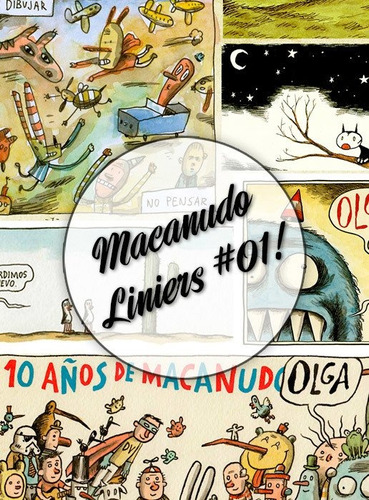 Macanudo Liniers #01! Lámina Decoupage Autoadhesiva 30 X 42 