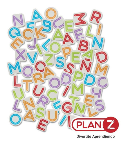 Imagen 4 de 9 de Letras Imantadas Para Pizarron Infantiles Juguete Didactico