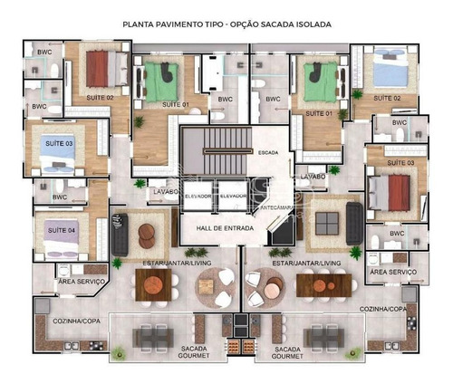 Imagem 2 de 15 de Volo Prime Residence 3 Suites Itapema - 2198