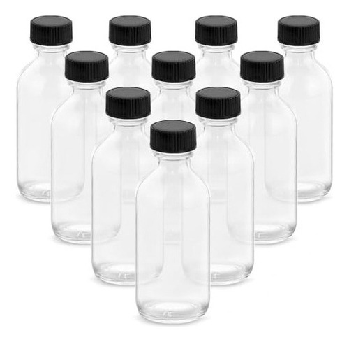 Rionisor Botellas De Vidrio Pequeñas De 4 Onzas Con Tapas Y