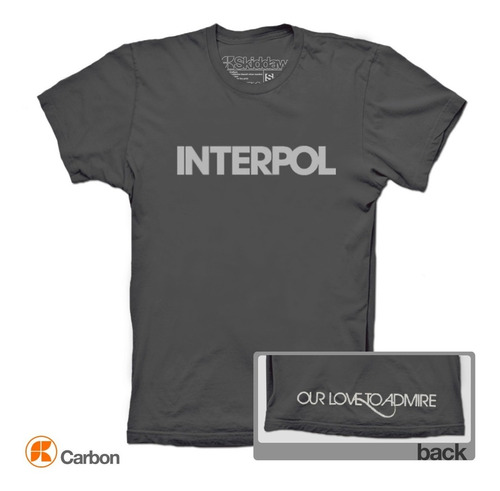 Playeras Interpol Our Love To Admire Paul Banks El Pintor