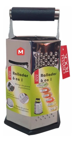 Rallador 6 Caras Acero Inoxidable Hexagonal Multiple