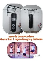 Comprar Barra Dominada+ Saco De Box D 1.20mts Mas Cadena Y Pernos 