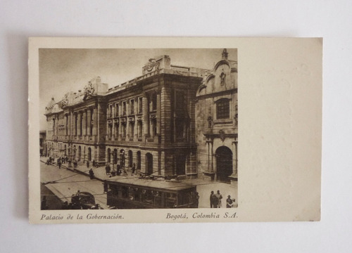 Fotografia Antigua Bogota - Palacio De La Gobernacion