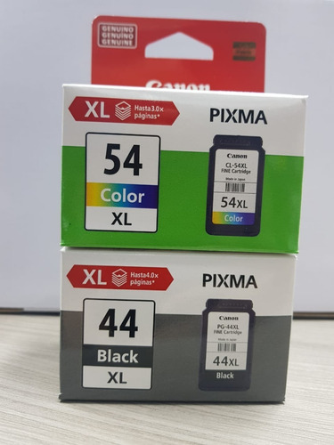 Kit Cartuchos Originales Pg-44xl Y Cl-54xl Para Canon E471