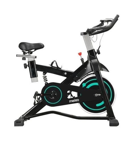 Imagen 1 de 3 de Bicicleta fija Meiso 6013 K para spinning color negro y verde