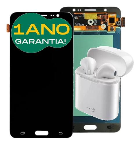 Tela Frontal Completa Para Ga!axv J700 Display Visor + Fone!