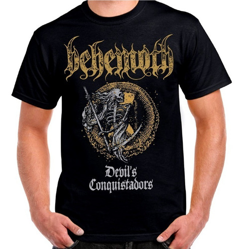 Behemoth Devil's Conquistadors Polera Impresión Directa