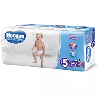 Pañales Huggies UltraConfort Etapa 5 niños XG