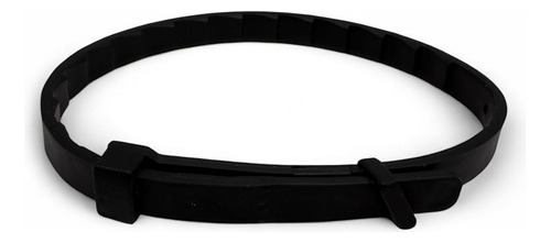 Collar Antigarrapatas Antipulgas Perro Resistente Ajustable Color Negro Liso Tamaño Del Collar M
