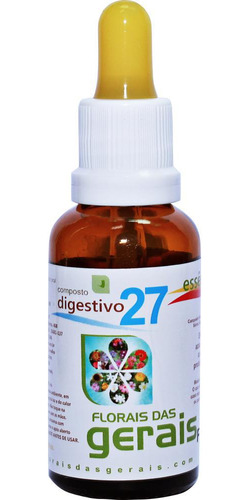 Composto Floral Digestivo Nº27 Florais Das Gerais 30ml