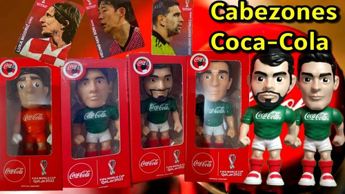 Cabezón Coca Cola De Raúl Jiménez Fifa World Cup Qatar 2022.
