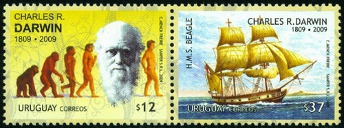 Barco - Darwin - Uruguay - Serie Mint