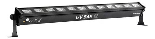  Barra Uv 12 Led 3 Watts Tecshow Luz Negra Ultravioleta Dj