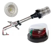 Comprar Luz De Navegación X 3 Combo Proa Popa Fondeo Lanchas Náutica